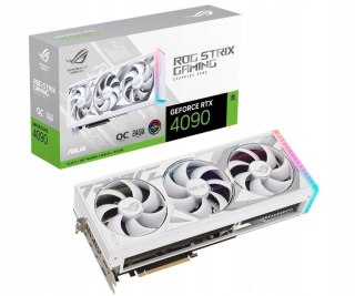 Karta graficzna ASUS GeForce RTX 4090 ROG STRIX WHITE OC 24 GB GDDR6X ROG-STRIX-RTX4090-O24G-WHITE