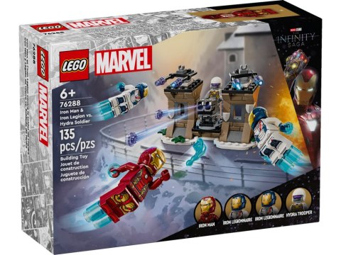 LEGO Super Heroes Iron Man i Iron Legion kontra żołnierz Hydry 76288