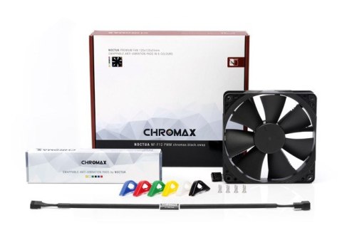 Wentylator Noctua NF-F12 PWM chromax.black.swap - 120mm Wentylator Noctua NF-F12 PWM chromax.black.swap - 120mm