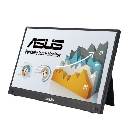 ASUS ZenScreen MB16AHT 39,6 cm (15.6") 1920 x 1080 px Full HD Ekran dotykowy Czarny