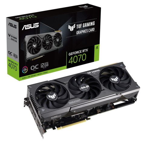 Karta Graficzna VGA -GAMING ASUS PCIE16 RTX4070 12GB GDDR6X/TUF-RTX4070-O12G