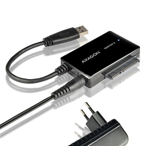 AXAGON ADSA-FP3 FASTPort3 Adapter, USB3.0, HDD/SSD/ODD, SATA 6G - zasilacz sieciowy