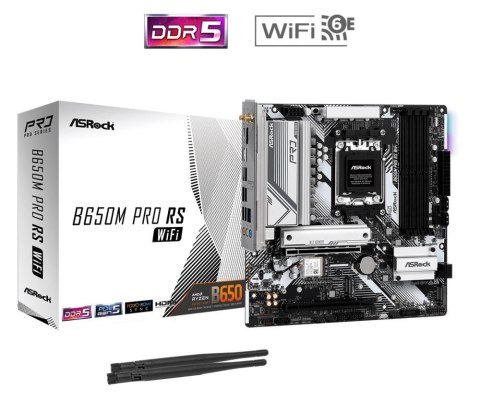 MB AMD B650 SAM5 MATX/B650M PRO RS WIFI ASROCK