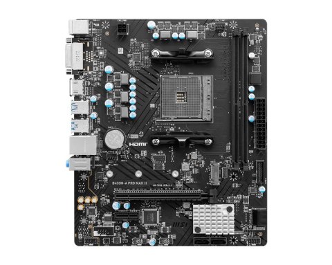 MSI B450M-A PRO MAX II płyta główna AMD B450 Socket AM4 micro ATX MSI B450M-A PRO MAX II płyta główna AMD B450 Socket AM4 micro ATX
