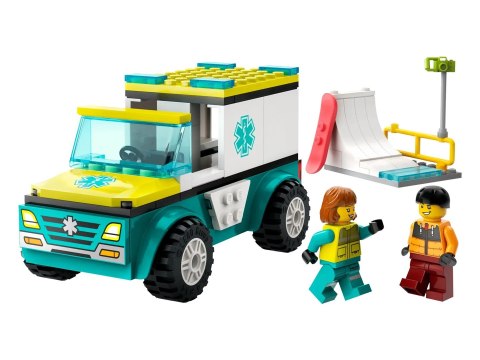 LEGO City 60403 Karetka i snowboardzista