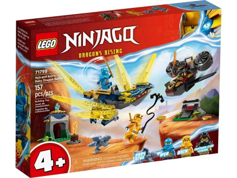 LEGO Ninjago 71798 Nya i Arin — bitwa na grzbiecie małego smoka