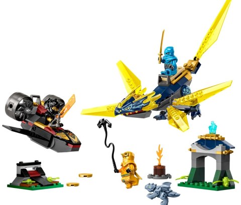 LEGO Ninjago 71798 Nya i Arin — bitwa na grzbiecie małego smoka