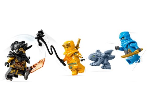 LEGO Ninjago 71798 Nya i Arin — bitwa na grzbiecie małego smoka