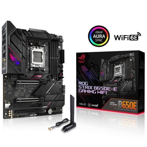 ASUS ROG STRIX B650E-E GAMING WIFI AMD B650 Gniazdo AM5 ATX ASUS ROG STRIX B650E-E GAMING WIFI AMD B650 Gniazdo AM5 ATX