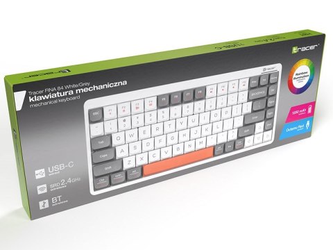 TRACER KLAWIATURA FINA 84 W/G OUTEMU RED SWITCH TRACER KLAWIATURA FINA 84 W/G OUTEMU RED SWITCH