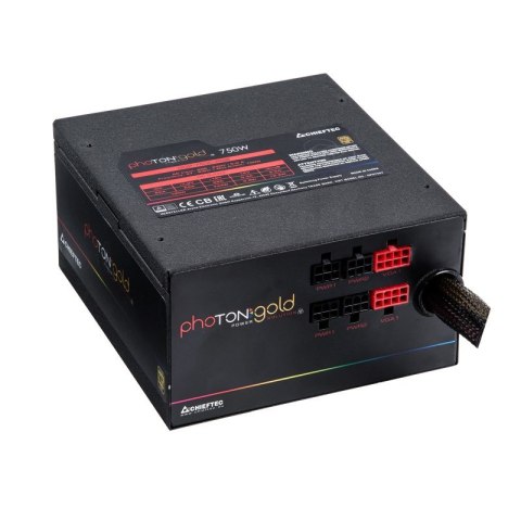 Zasilacz Chieftec Photon Gold GDP-750C-RGB (750 W; Aktywne; 140 mm)