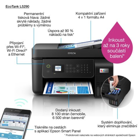 Urządzenie wielofunkcyjne 4w1 Epson EcoTank L5290 Urządzenie wielofunkcyjne 4w1 Epson EcoTank L5290