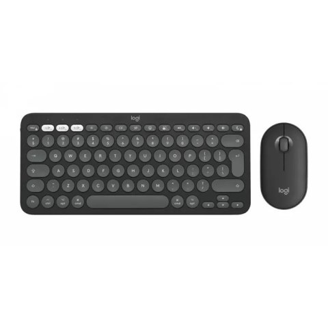 Zestaw klawiatura i mysz LOGITECH Pebble 2 Combo (Tonalny grafitowy) 920-012244