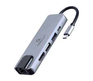 I/O ADAPTER USB-C TO HDMI/USB3/5IN1 A-CM-COMBO5-04 GEMBIRD