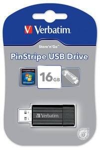 Pendrive (Pamięć USB) VERBATIM (16 GB \USB 2.0 \Czarny )