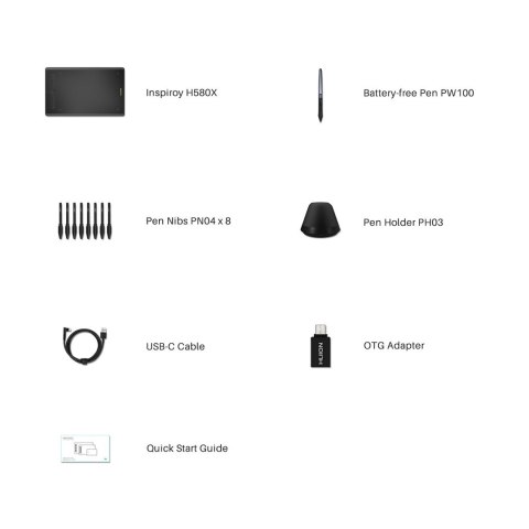 Tablet graficzny Huion H580X Tablet graficzny Huion H580X