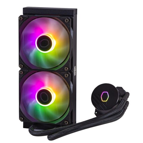 Cooler Master MasterLiquid 240L Core ARGB Procesor Liquid cooling kit 12 cm Czarny