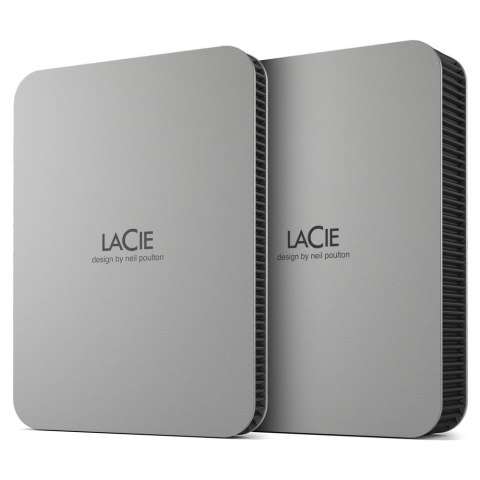 LaCie Mobile Drive (2022) zewnętrzny dysk twarde 2 TB 2.5" USB Type-C 3.2 Gen 1 (3.1 Gen 1) Srebrny