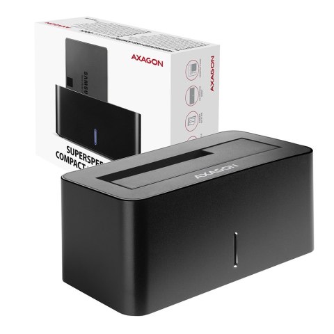 Stacja dokująca AXAGON ADSA-SN, USB 3.0, 1x 2.5"/3.5" SSD/HDD, SATA 6 - czarna