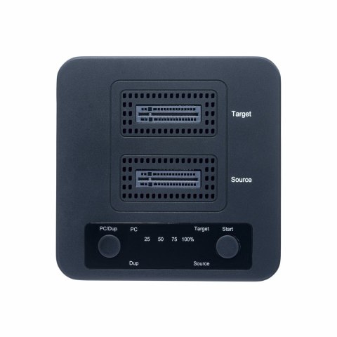 StarTech.com M2-HDD-DUPLICATOR-N1 duplikator Duplikator HDD/SSD 1 kopii Czarny