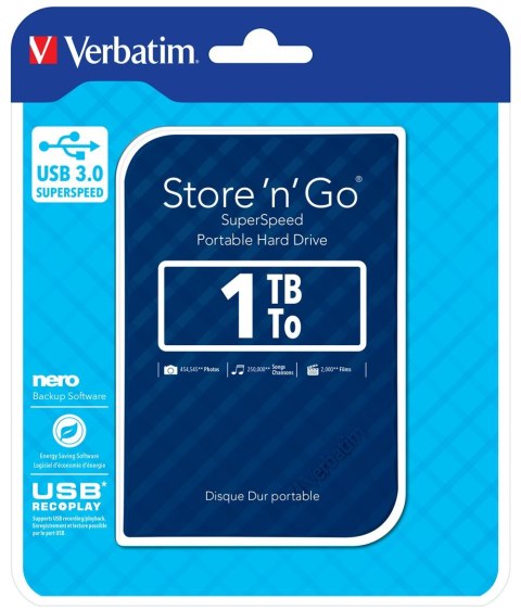 Verbatim STORE N GO 2.5' (6.35CM) GEN