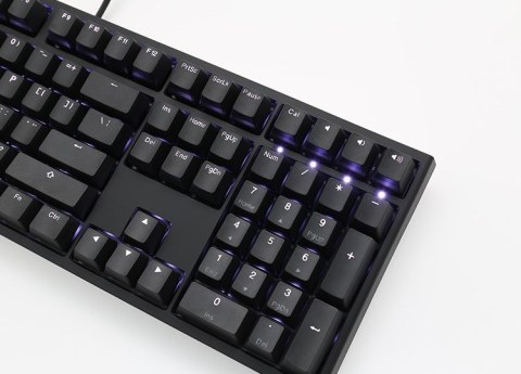 Ducky One 2 Podświetlana Klawiatura Gamingowa PBT, MX Niebieska, Biała dioda LED - Czarna