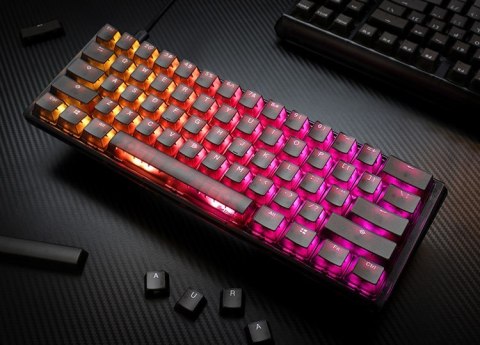 Ducky One 3 Aura Czarna Mini Klawiatura Gamingowa, RGB LED - MX-Blue