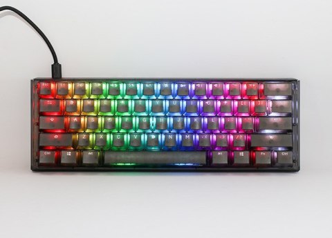 Ducky One 3 Aura Czarna Mini Klawiatura Gamingowa, RGB LED - MX-Blue