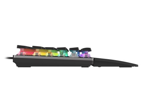 Genesis THOR 400 RGB Klawiatura gamingowa Oświetlenie LED RGB (USA) Przewodowa 1,6 m