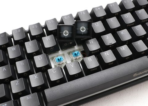 Klawiatura Ducky Mecha Mini Gaming, MX-Speed-Silver, RGB-LED - Czarna