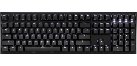 Klawiatura Gamingowa Ducky One 2 Backlit PBT, MX Czerwona, Biała LED - Czarna