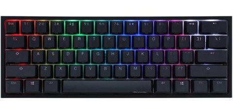 Klawiatura do gier Ducky One 2 Mini, MX-Brown, RGB-LED - czarna, układ CH-E