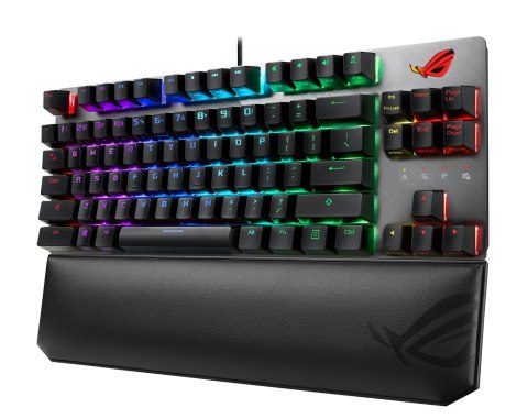 ASUS ROG Strix Scope NX TKL Deluxe klawiatura Gaming USB Niemiecki Czarny, Szary ASUS ROG Strix Scope NX TKL Deluxe klawiatura Gaming USB Niemiecki Czarny, Szary