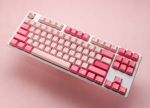 Klawiatura gamingowa Ducky One 3 Gossamer Pink TKL - MX-Ergo-Clear (US)