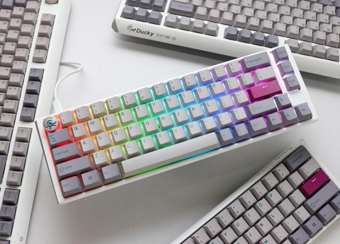 Klawiatura gamingowa Ducky One 3 Mist Grey SF, RGB LED - MX-Brown (US)