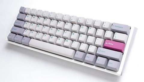 Ducky One 3 Mist Grey Mini Klawiatura Gamingowa, RGB LED - MX-Blue