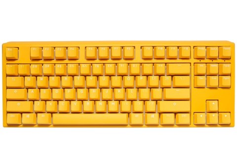 Klawiatura gamingowa Ducky One 3 Yellow TKL, RGB LED - MX-Red (US)