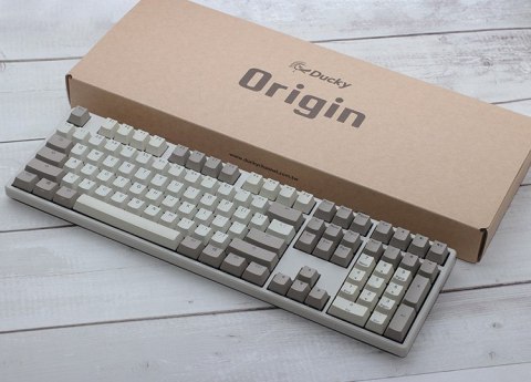 Klawiatura gamingowa Ducky Origin Vintage, Cherry MX-Red