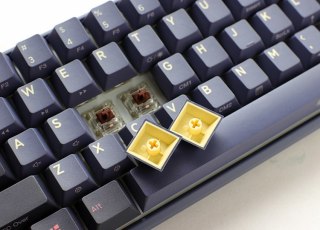 Mini klawiatura gamingowa Ducky One 3 Cosmic Blue, RGB LED - MX-Ergo-Clear (US)