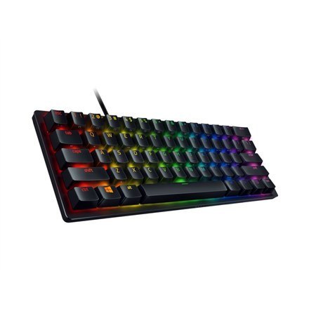 Razer | Łowca Mini 60% | Klawiatura do gier | Opto-mechaniczny | Światło LED RGB | NORD | Czarny | Przewodowy