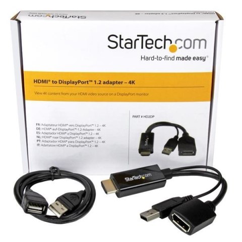 HDMI TO DP 1.2 ADAPTER - 4K/DISPLAYPORT CONVERTER 4K