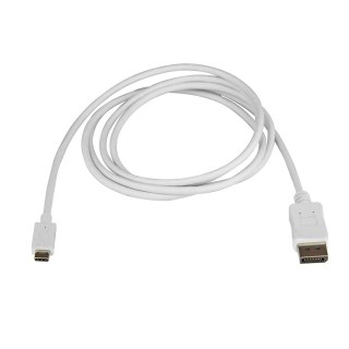 6 FT USB C TO DP CABLE - WHITE/USB C TO DP ADAPTER - WHITE