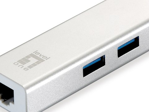 Adapter LevelOne USB3.0 -> GBit-LAN + koncentrator USB3.0