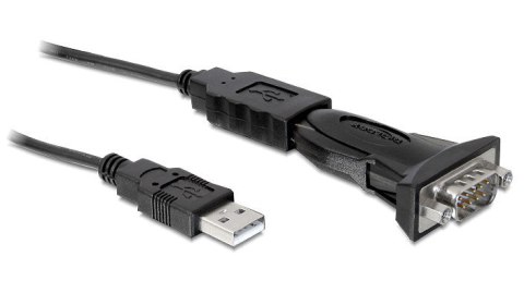 Delock Przejściówka z USB2.0 na port szeregowy - seri