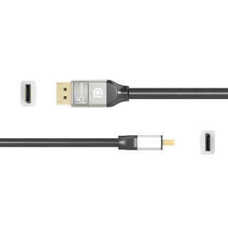 Kabel j5create 4K DisplayPort Cable (DisplayPort M - DisplayPort M; 1,8m; kolor czarny) JDC42-N