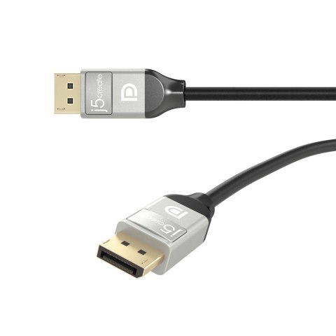 Kabel j5create 4K DisplayPort Cable (DisplayPort M - DisplayPort M; 1,8m; kolor czarny) JDC42-N