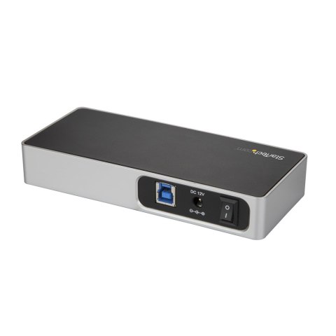 StarTech.com HB30C5A2CSC huby i koncentratory USB 3.2 Gen 1 (3.1 Gen 1) Type-B 5000 Mbit/s Czarny, Srebrny