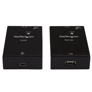 StarTech.com USB2001EXTV przedłużacz konsoli Nadajnik i odbiornik konsoli 480 Mbit/s