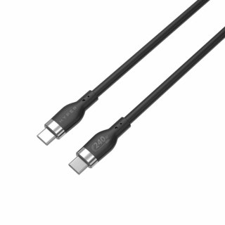 2M USB-C CHARGING CABLE BLAC/K SILICONE 240W