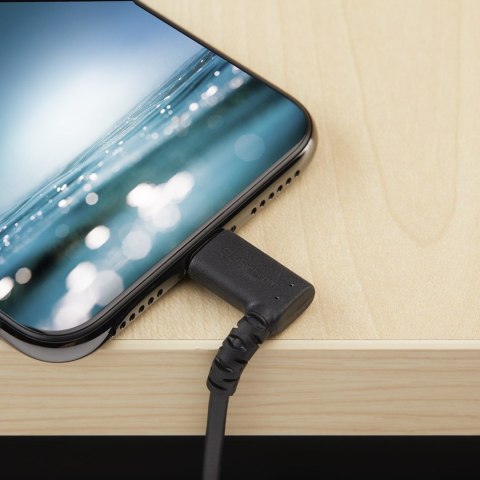 ANGLED LIGHTNING TO USB CABLE/.